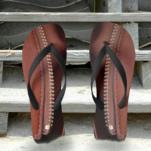 Unzipped Leather Jandals