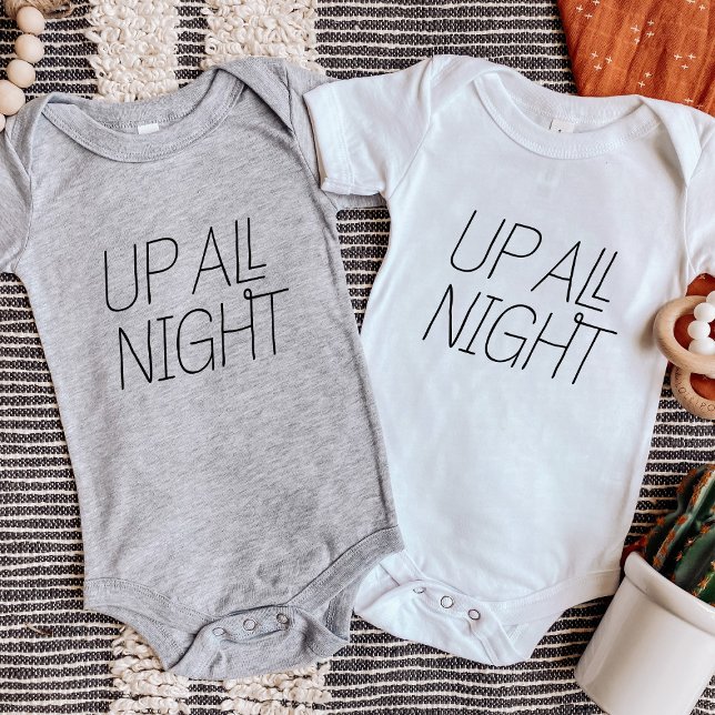 Up All Night Baby Bodysuit (Creator Uploaded)