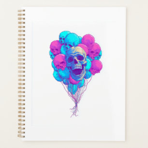 Up and Bone � Funny Floating Skull Planner