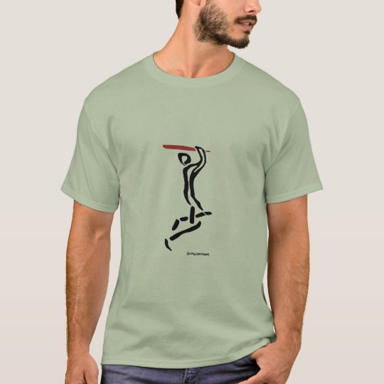 Up And Over Cricket T Shirt