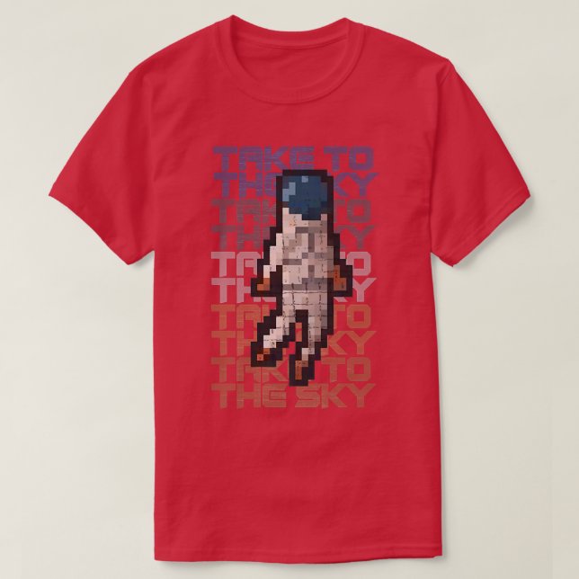 Up and Up Astronauts  T-Shirt (Design Front)