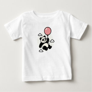 Up & Away Panda – Vin Zzep Art - T-Shirt
