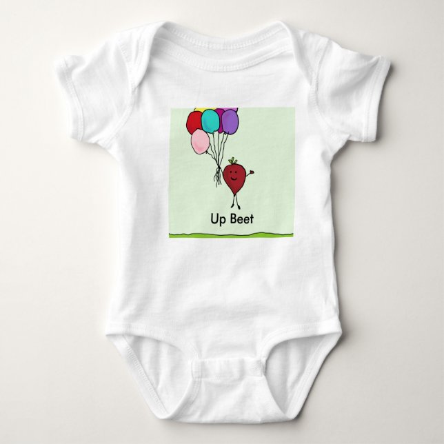 Up Beet Baby Bodysuit (Front)
