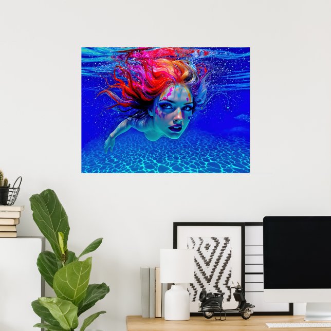 “Up Close and Personal” - A Chromatic Portrait Poster (Home Office)