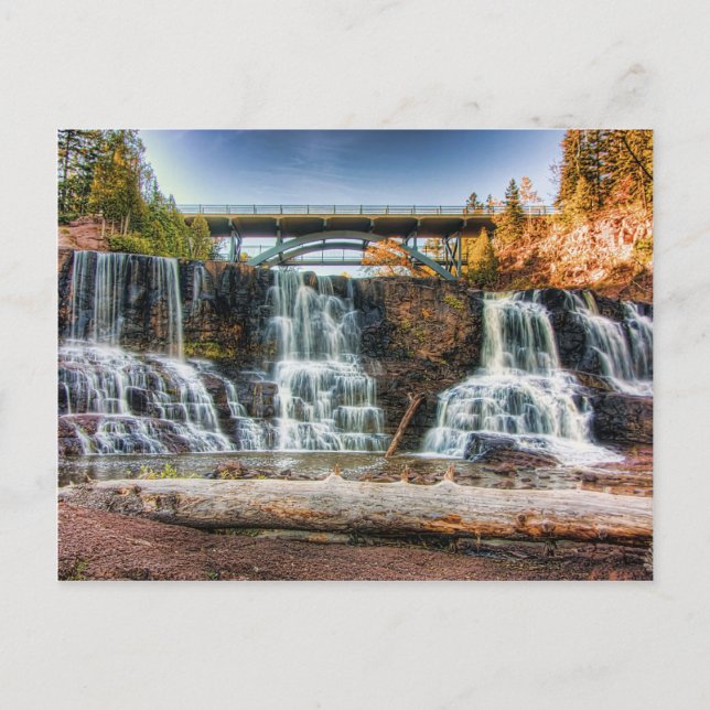 Up Gooseberry Falls Postcard (Front)