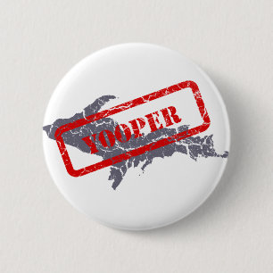 UP Michigan Yooper Button
