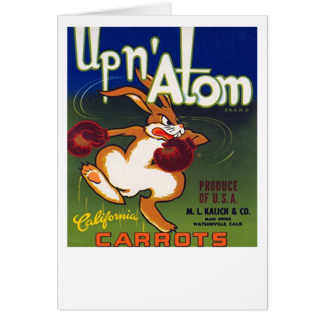 Up n' Atom California Carrots (Front)
