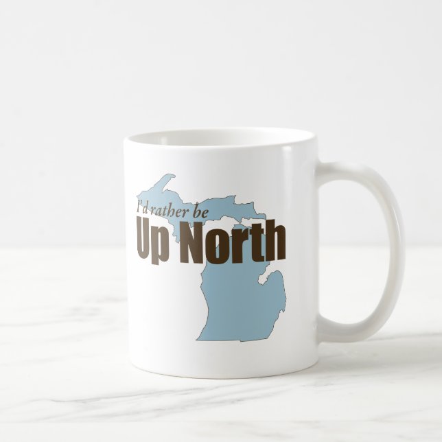 Up North - Michigan Coffee Mug (Right)