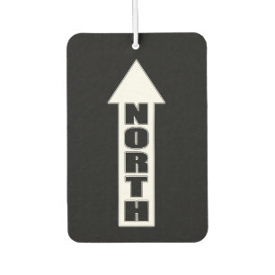 Up North - Simple Arrow Design Car Air Freshener