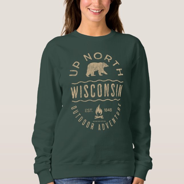 Up North Wisconsin Sweatshirt (Front)