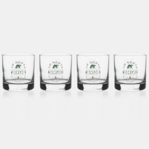 Up North Wisconsin Whiskey Glass