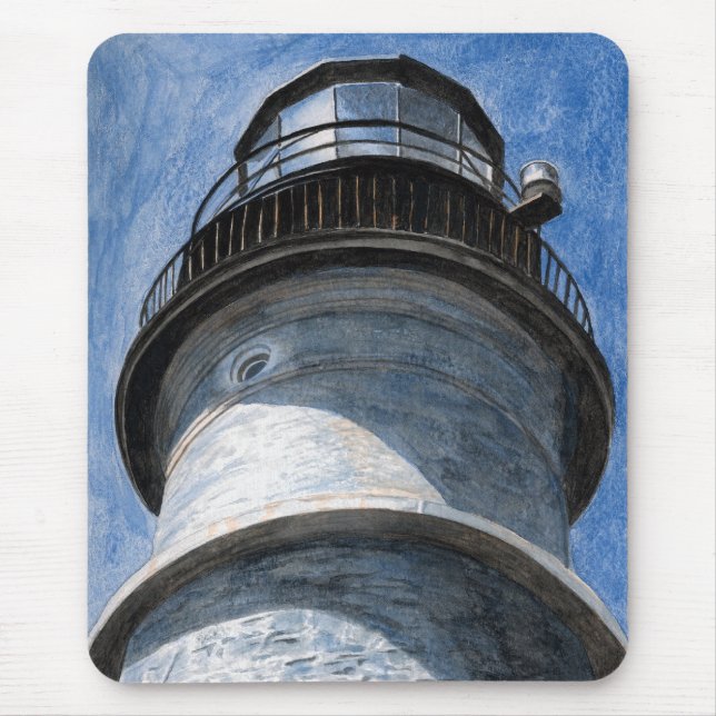 Up Portland Head Light Mouse Pad (Front)