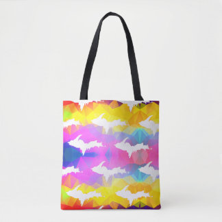 UP silhouette double sided tote