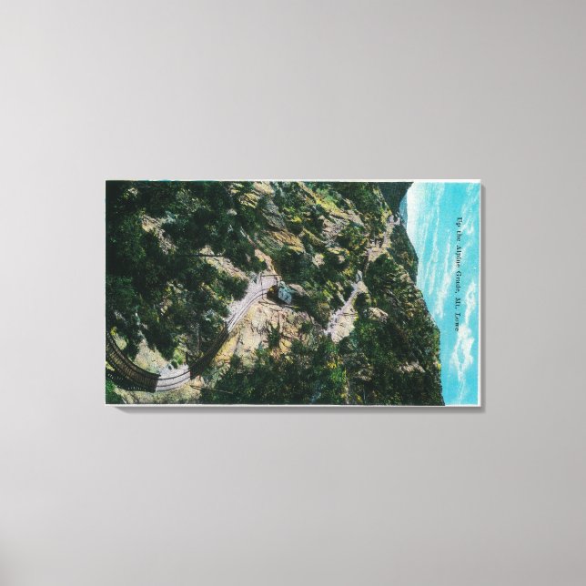Up the Alpine Grade, Mt. LoweMt. Lowe, CA Canvas Print (Front)