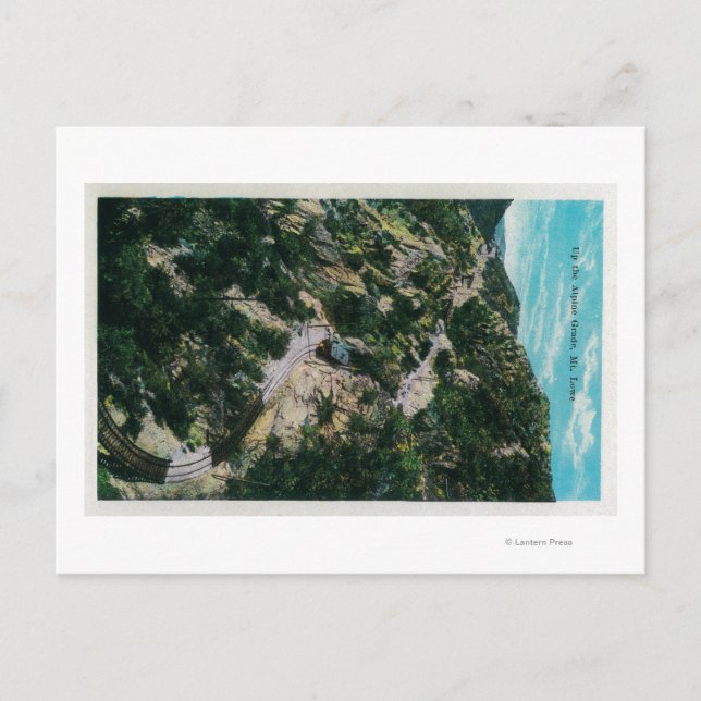 Up the Alpine Grade, Mt. LoweMt. Lowe, CA Postcard (Front)