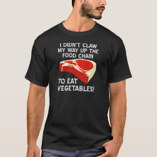Up The Food Chain Black T-Shirt
