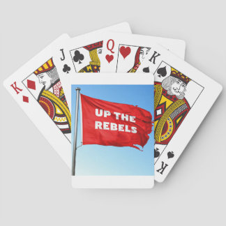 Up the Rebels themed Playing Carsd Cards