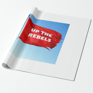 Up the Rebels themed Wrapping paper