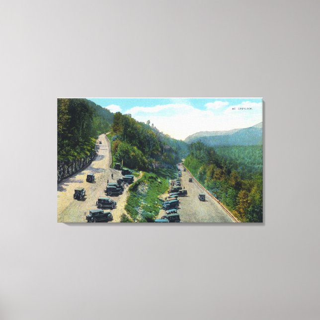 Up the Trail from the Hair Pin Turn, Parked Canvas Print (Front)