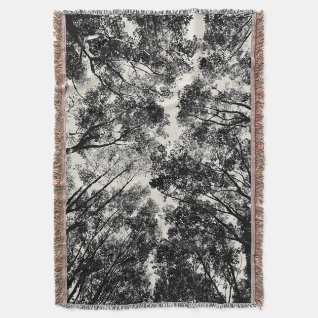 Up Through The Trees, 2018 | SVP Images Throw Blanket (Front Vertical)