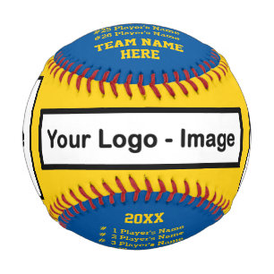 Up to 3 or Your Images and Colours, Baseball Custo