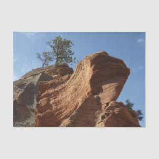 Up to Angels Landing in Zion National Park Tissue Paper