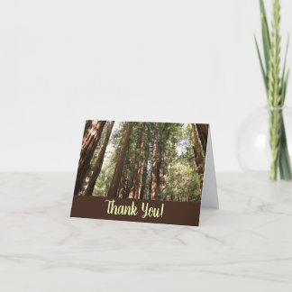 Up to Redwoods II at Muir Woods National Monument Thank You Card