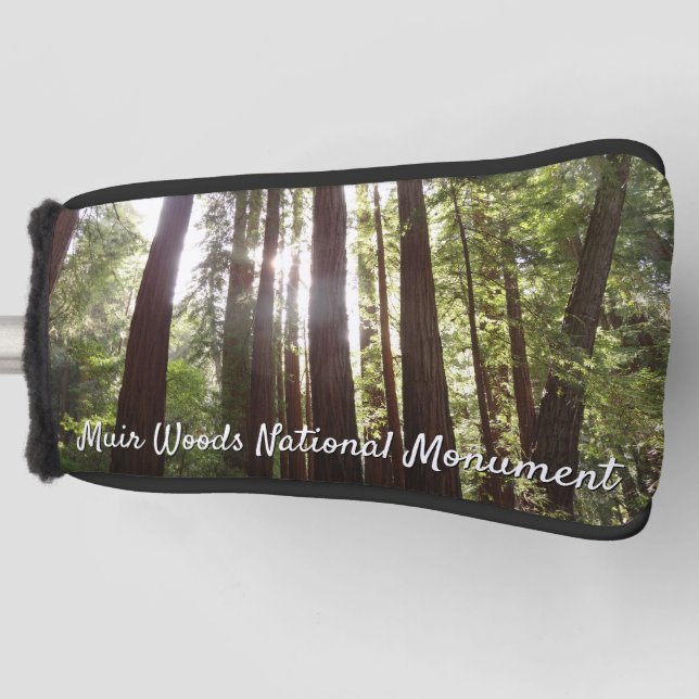 Up to Redwoods in the Morning Golf Head Cover (Front)