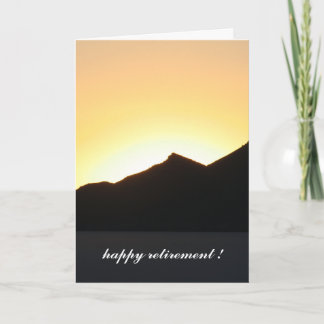 up to the sunset card