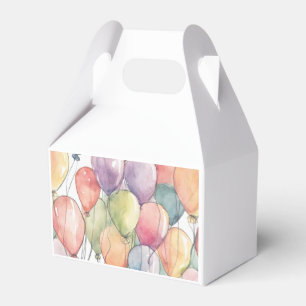 Up, Up and Away Balloon Birthday Favour Box