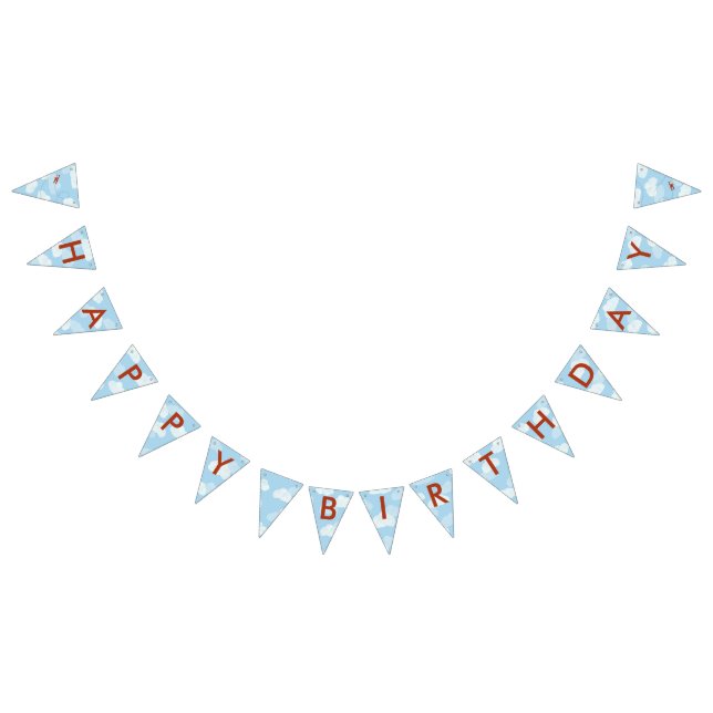 Up Up and Away Birthday Bunting (All)