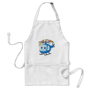 Up Up And Away Cute Kids Helicopter Standard Apron