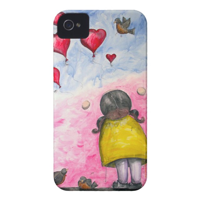"Up, up and away!" iPhone case (Back)