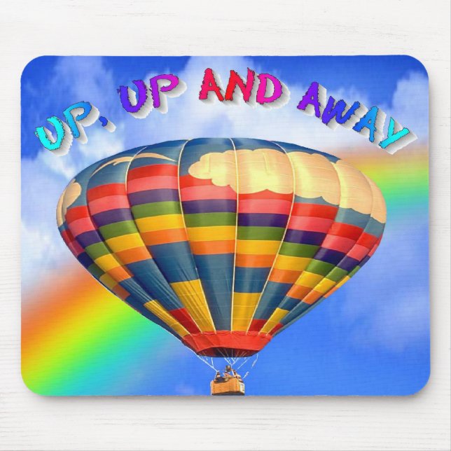 Up, Up and Away Mouse Pad (Front)
