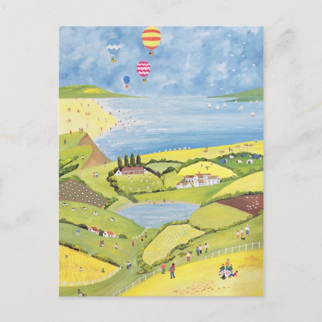 Up up and away postcard (Front)