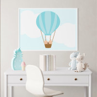Up, Up and Away! Twin Boys Children's Wall Art