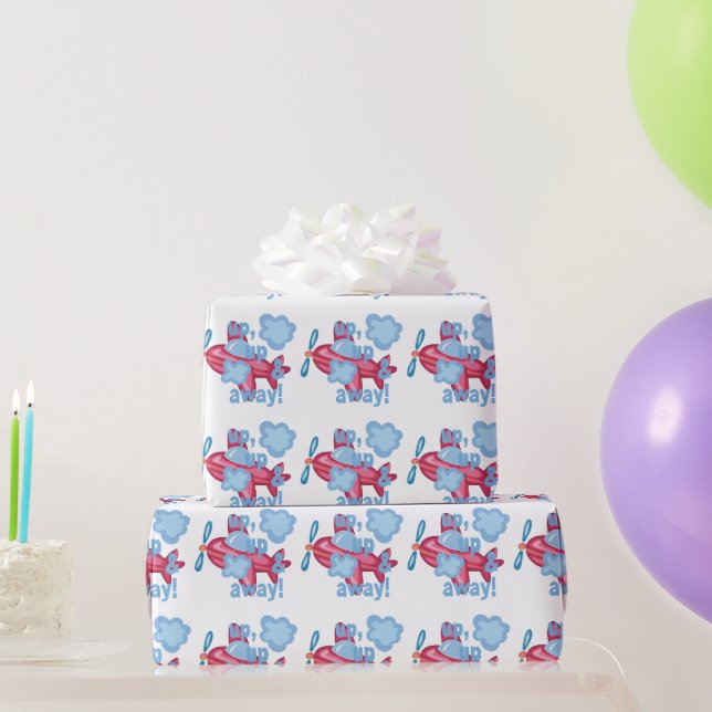 Up. Up and Away! Wrapping Paper (Party Gifts)