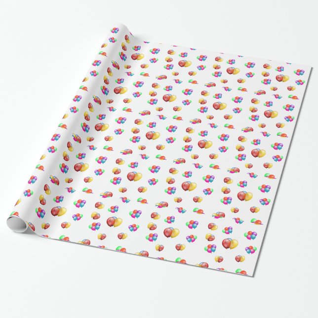 Up Up and Away Wrapping Paper (Unrolled)