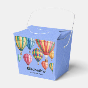 Up Up & Away 1st. Birthday Party Favour Box