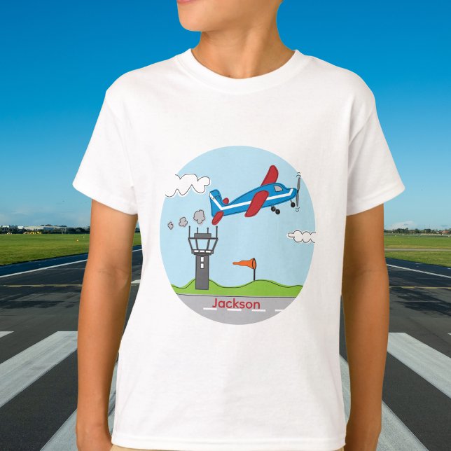 Up, Up & Away! Cute Aeroplane For Little Pilot Nam T-Shirt (Creator Uploaded)