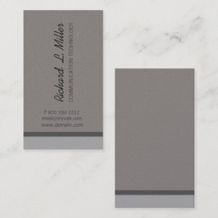 Up UP Type Minimalist Neutral Corporate Tech Business Card