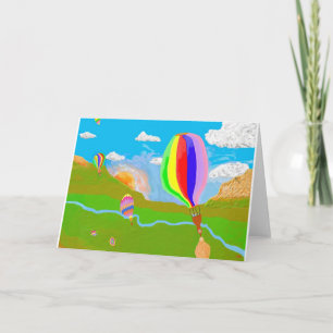 Up Up Up And Away Card