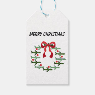 Up Up Up and Away Wreath Gift Bag Tags