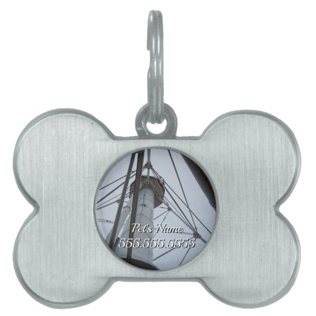 Up Whitefish Point Pet ID Tag (Front)