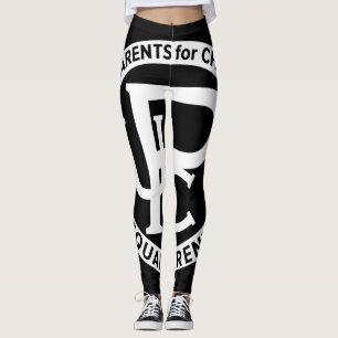UPC Leggings Black with White Logo