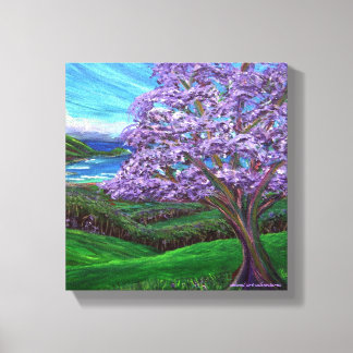 Upcountry Jacaranda Canvas Print