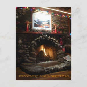 Upcountry Maui Christmas - Customised Holiday Postcard