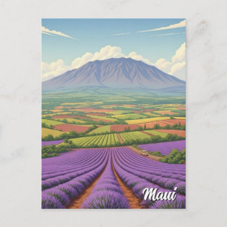 Upcountry Maui Hawaii Travel Postcard