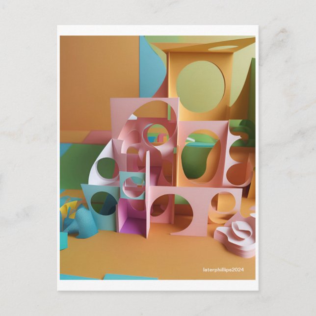 Upcycled Escape No. 6 Postcard (Front)