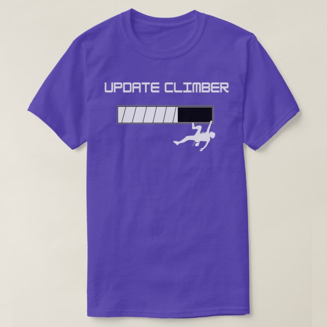 Update climber climbing design 1 T-Shirt (Design Front)